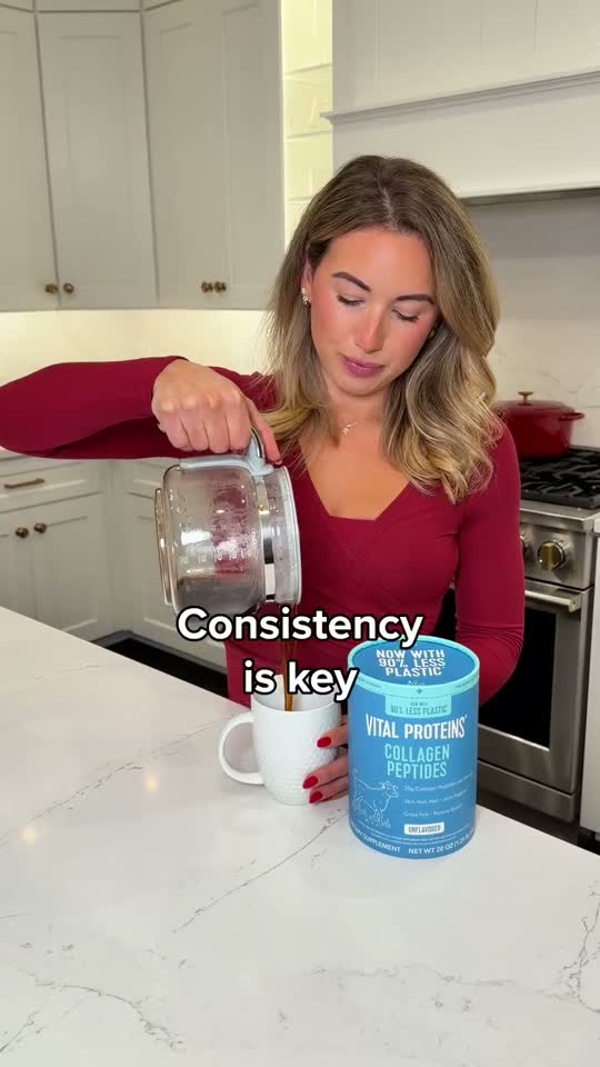 Vital Proteins UGC ad showing a creator speaking while holding the product